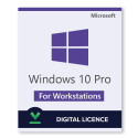 Windows 10 pro for workstations transferable - digital licence