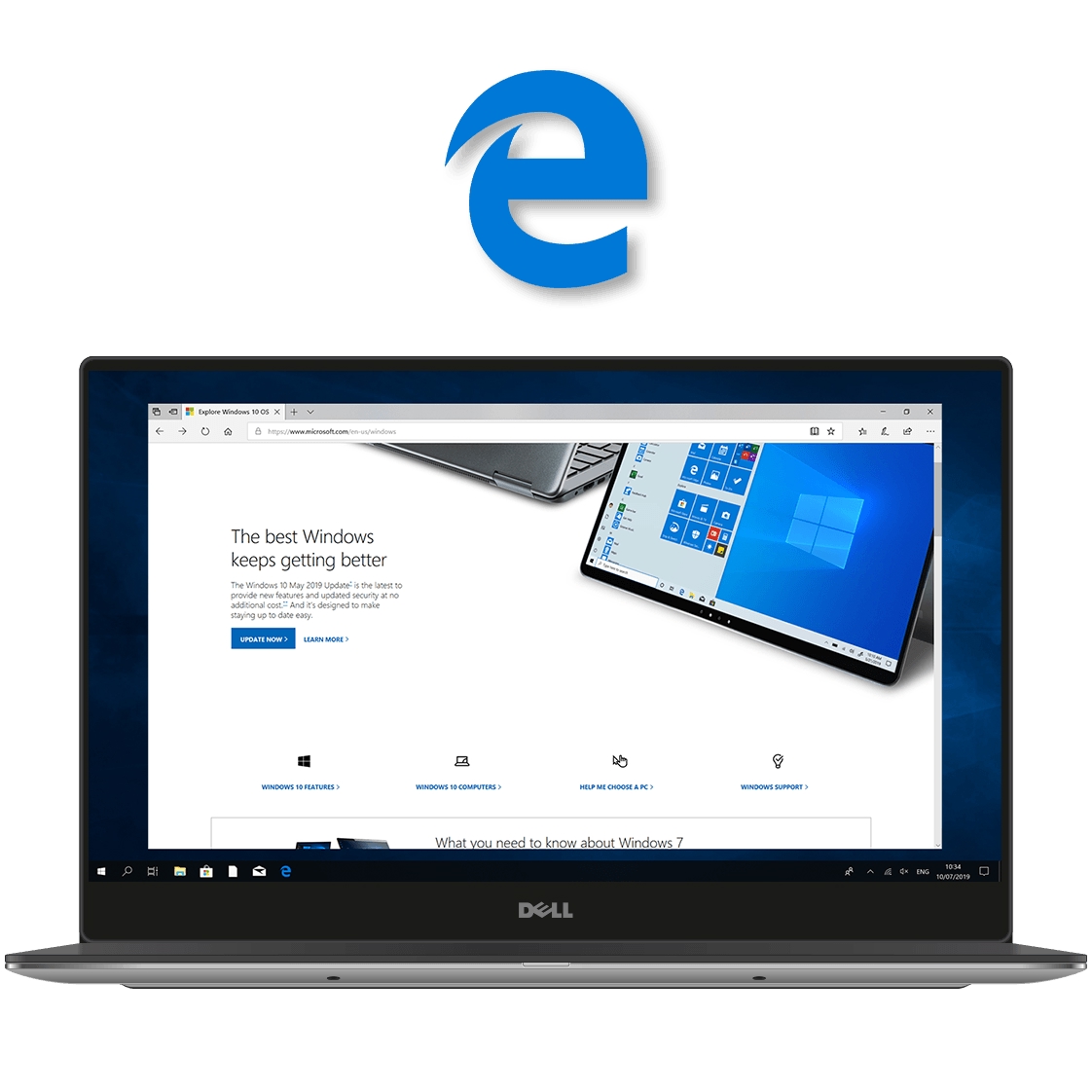 Microsoft Edge Windows 10 Home X5QUBITS.com